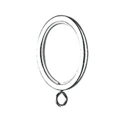 Gardinringe m. je til  28 mm stnger