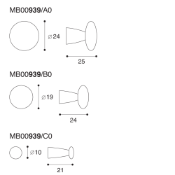 Designerknopper - Claudia