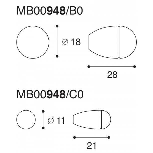 Designerknopper - Sofie