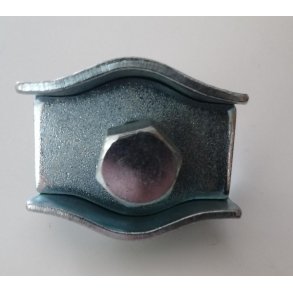 Wireklemme 8 mm stl elforzinket