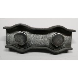 Wireklemme duplex Elforzinket st�l