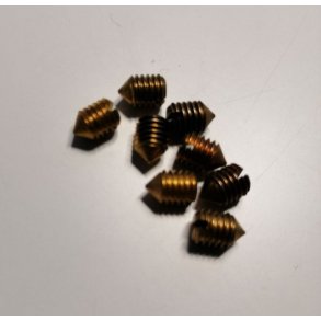 Pinolskrue, Messing m. lige krv