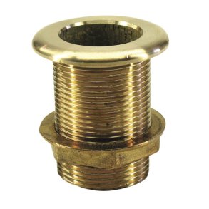 Skroggennemf�ring messing 1 1/4