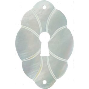 Ngleskilt, Perlemor<br> 35 x 52 mm