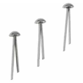 Rundhovedet clips for pap (4 stk)