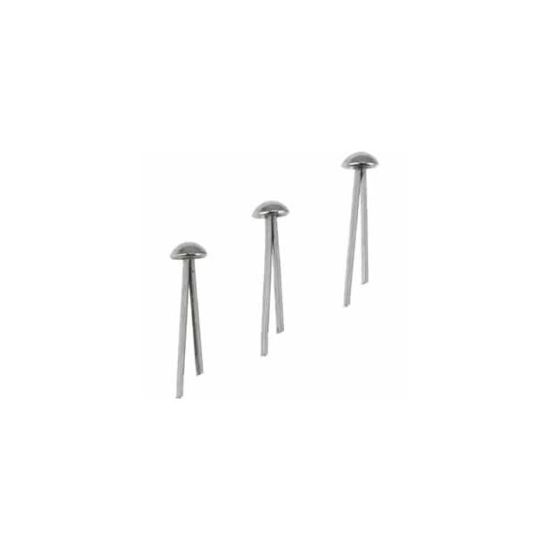 Rundhovedet clips for pap (4 stk)