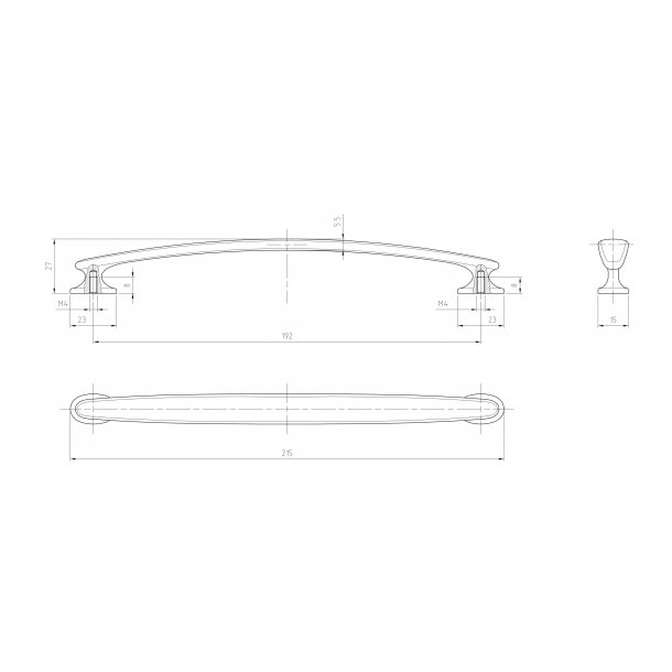Kkkengreb<br> C/C: 64 - 96 - 192 mm