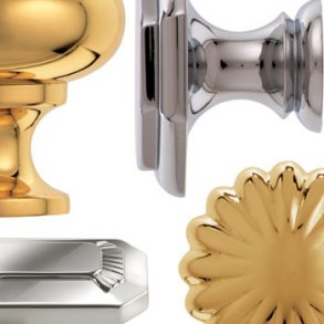 Greb & knopper i messing - Jern - Zamak