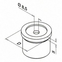 R�radapter, R�r � 48,3 mm x 2.0 mm