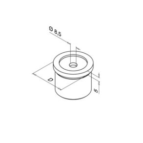 Rradapter, Rr  48.3 mm x 2.6 mm