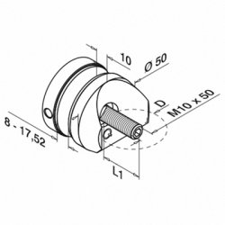 Glasadapter anlgsflade rr