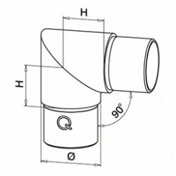 R�rforbinder 90&deg;