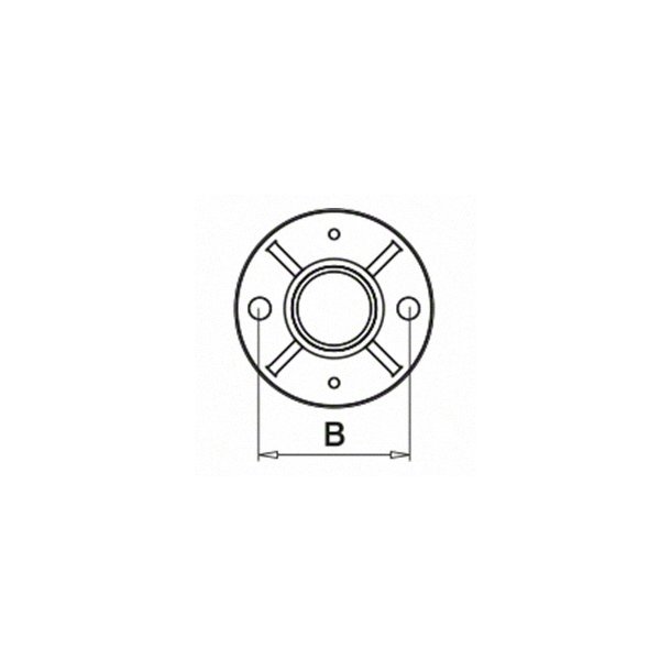 Gel�nderstolpe model 944, � 42,4x2,0mm,