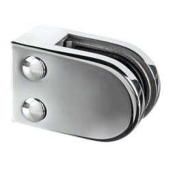 Glasklemme Model 2500<br> AISI 316 - flad eller r�r<br>Glasstruktur: monolitisk / lamineret