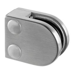 Glasklemme Model 2700<br> AISI 316 - flad eller rr<br>Glasstruktur: monolitisk / lamineret