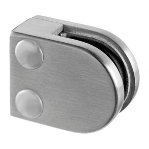 Glasklemme Model 2700<br> AISI 316 - flad eller rr<br>Glasstruktur: monolitisk / lamineret