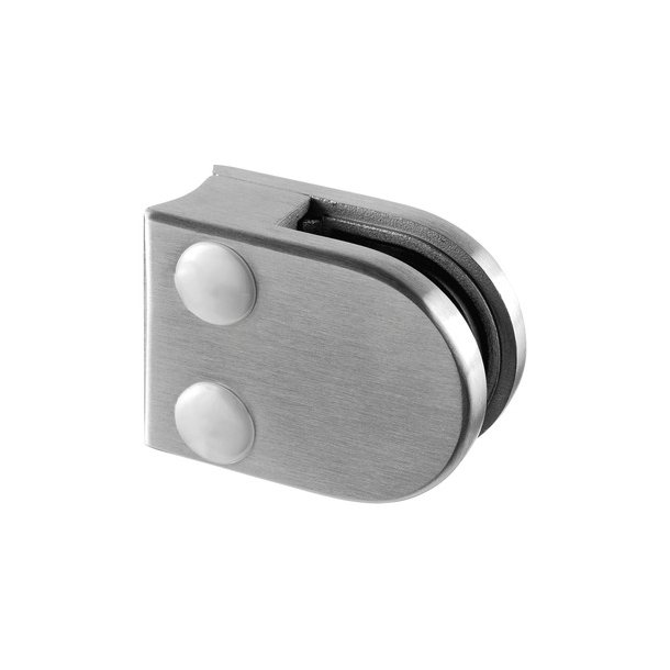 Glasklemme Model 2700<br> AISI 316 - flad eller rr<br>Glasstruktur: monolitisk / lamineret