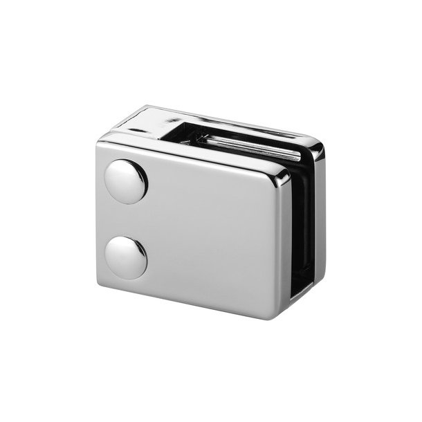 Glasklemme Model 4200<br> AISI 316 - flad eller r�r<br>Glasstruktur: monolitisk / lamineret