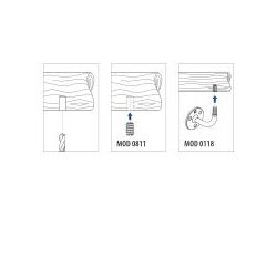 Hndlistesttte m. 10 mm gevind