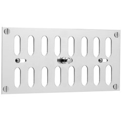 Ventilationsrist m. lukke<br>messing