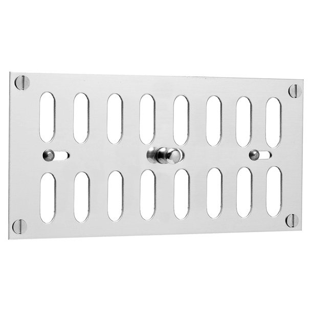 Ventilationsrist m. lukke<br>messing