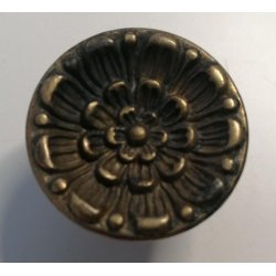 Knop, messing Str.:  18 - 25 - 31 mm