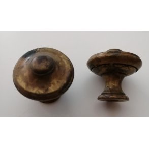 Knop, messing Str.: 25, 30 og 35 mm