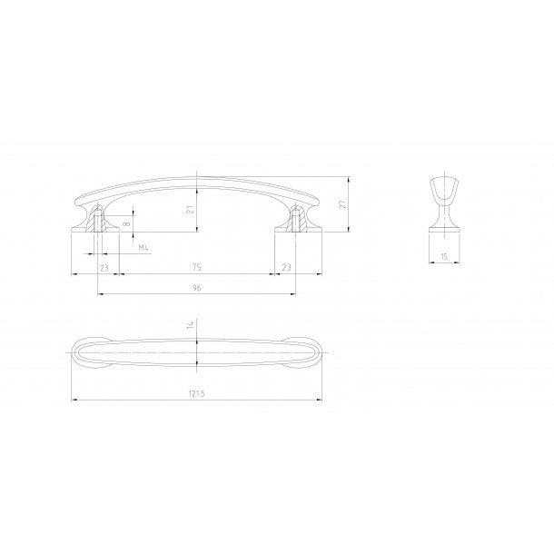 Kkkengreb<br> C/C: 64 - 96 - 192 mm