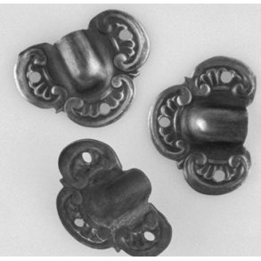 Holdere, messing (6 stk)