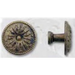 Knop, Blank messing  &amp; Antik Str.:15 - 26 - 31 - 36mm