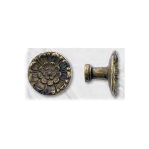 Knop, messing Str.:  18 - 25 - 31 mm