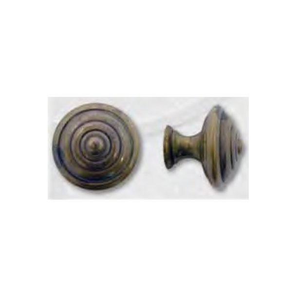 Knop, Blank messing  &amp; Antik Str.:�� 25 - 30 - 35 -�40�mm