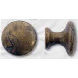 Knop, Blank messing  &amp; Antik