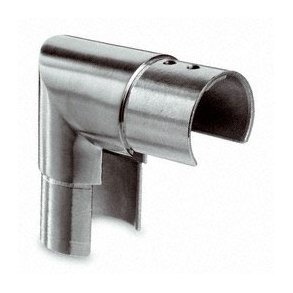 R�rforbinder 90&deg;, vertikal, til glasliste - r�r