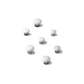 Porcelnsknopper 30 mm